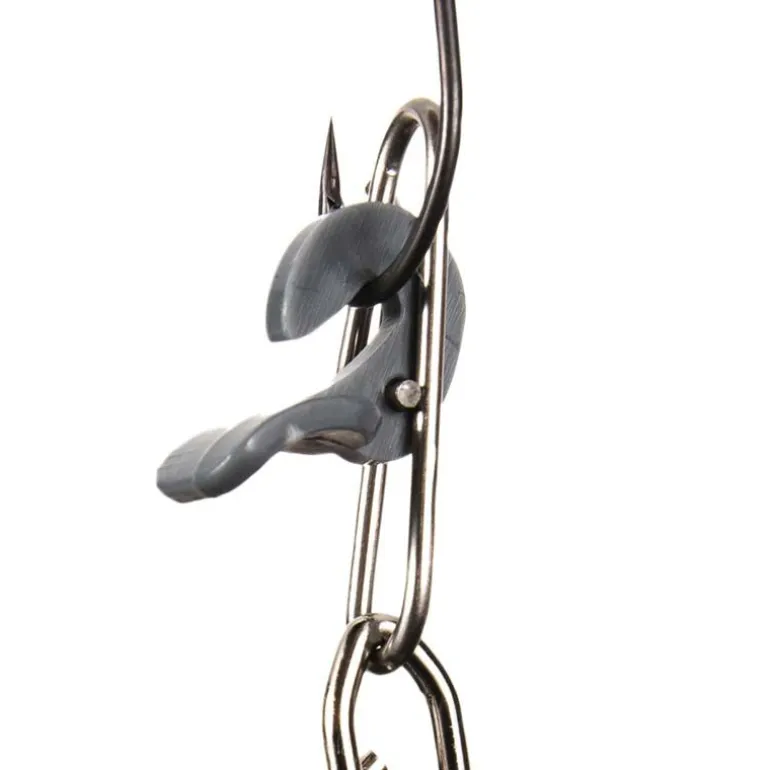 Accroche appât SUNSET Impact Bait Clip gris (x6)