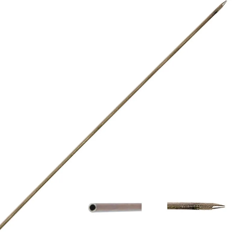 Aiguille à vers laiton flashmer 18cm (x2)