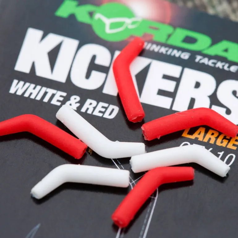 Aligneur de ligne carpe korda kickers rouge/blanc (x10)