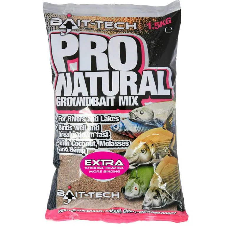 Amorce Bait Tech Pro Natural Extra 1.5Kg