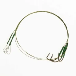 Bas de ligne acier carnassier x-line hameçon simple 7kg (x3)