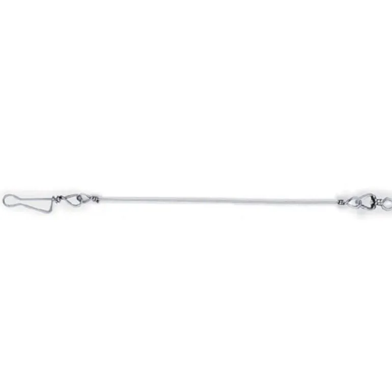 Bas de ligne acier monté carnassier cannelle avancon multiflex rigide c813 11cm (x3)