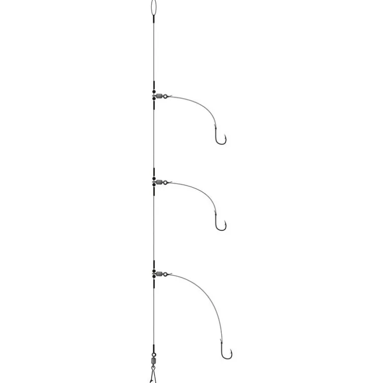 Bas de ligne flashmer pro line 3 hameçons