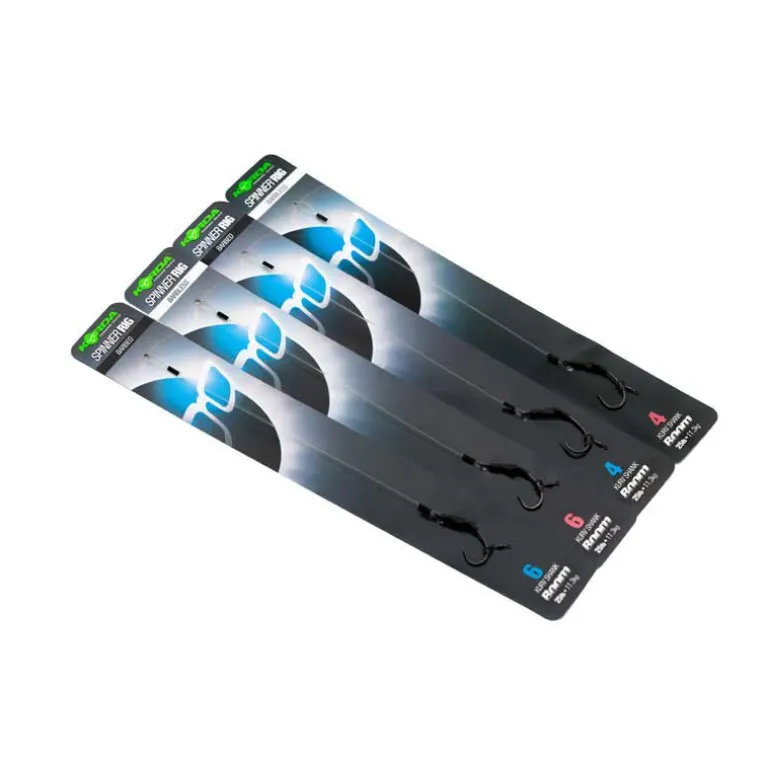Bas de ligne korda spinner rig kurv barbless