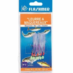 Bas de ligne mer flashmer leurre a maquereaux