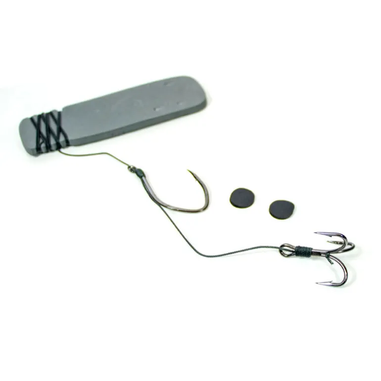 Bas de ligne Overfight Combi Rig 6/0- 4/0 1m25