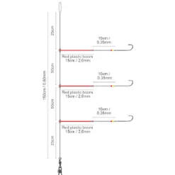 Bas de Ligne SPRO Salt Rig Plastic Boom