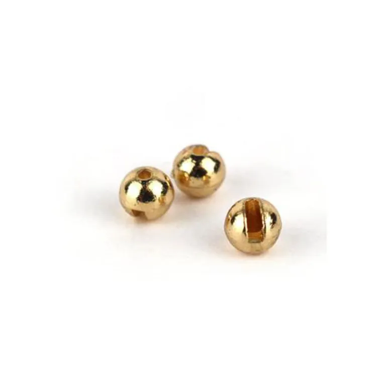 Billes Fendues Textreme Tungsten Slotted Beads Gold (x20)