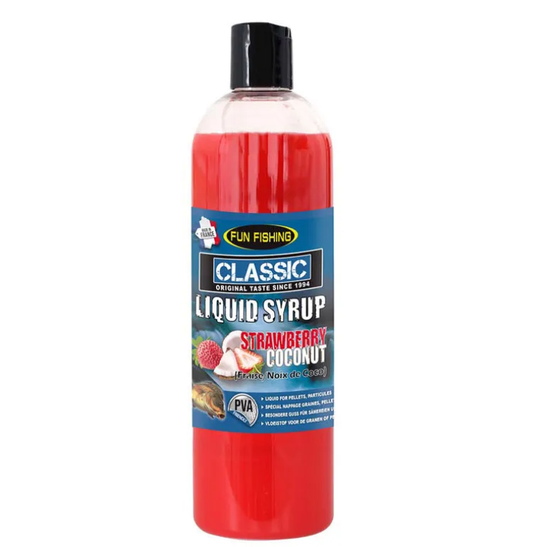 Booster Fun Fishing Classic Liquid Syrup Strawberry Coconut 480ml