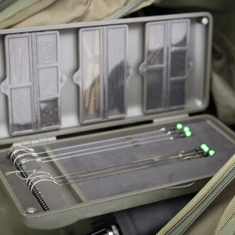 Boîte à bas de ligne carpe korda rigsafe combi