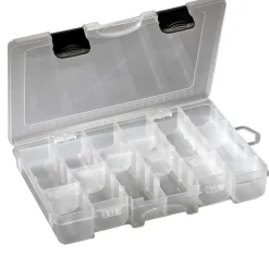 Boîte à leurres carnassier plastilys compartimentée 27x17x4,3cm
