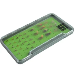 Boîte à mouche silverstone waterpro rubber slim/large (capacité 121 mouches)