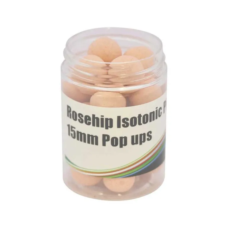 Bouillettes flottantes carpe mistral specialist range rosehip pop ups 100ml