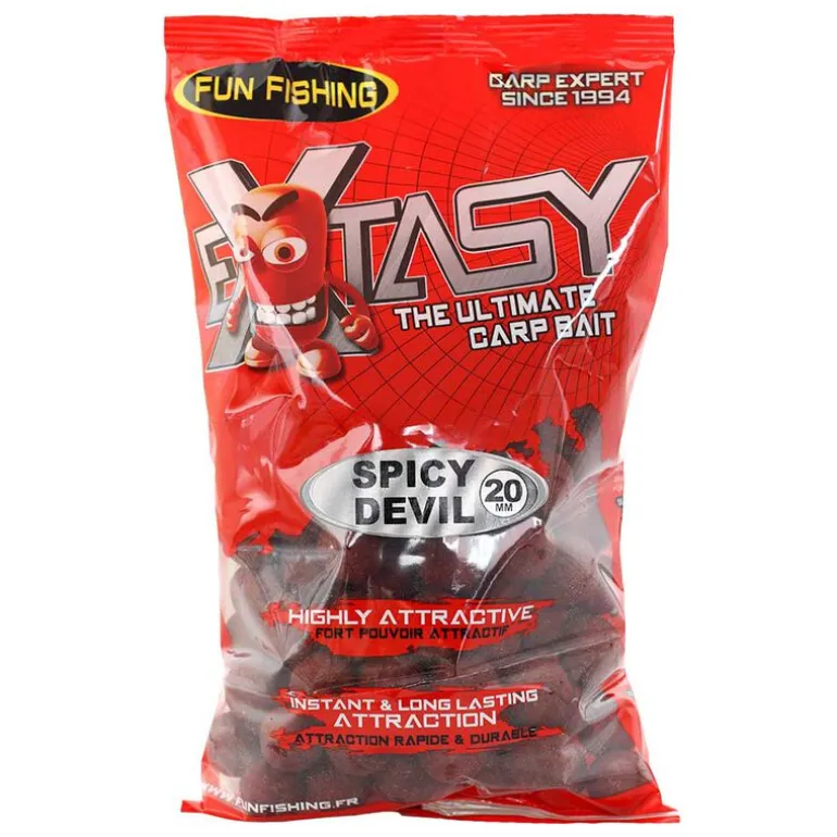Bouillettes funfishing extasy spicy devil 800g