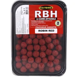 Bouillettes Fun Fishing RBH Boilies Robin Red 800g