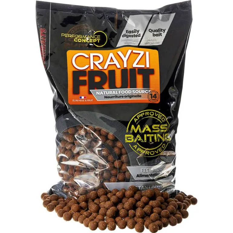 Bouillettes Starbaits PC Crayzi Fruit Mass Baiting 3kg
