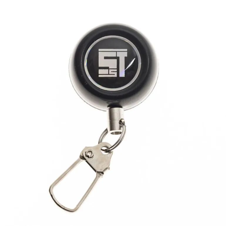 Bouton service noir silverstone cable acier (broche)
