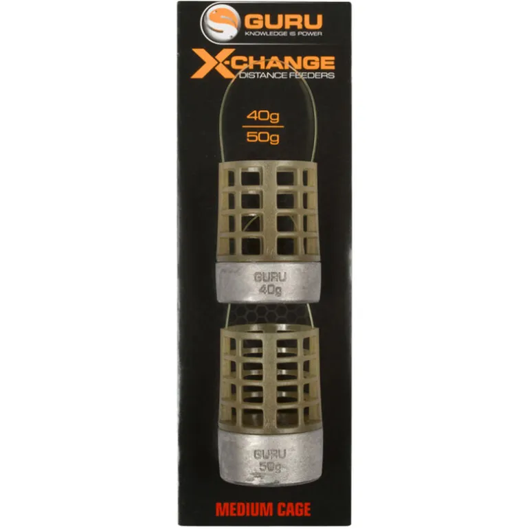 Cages feeder coup guru x-change distance feeder cage medium (x2)