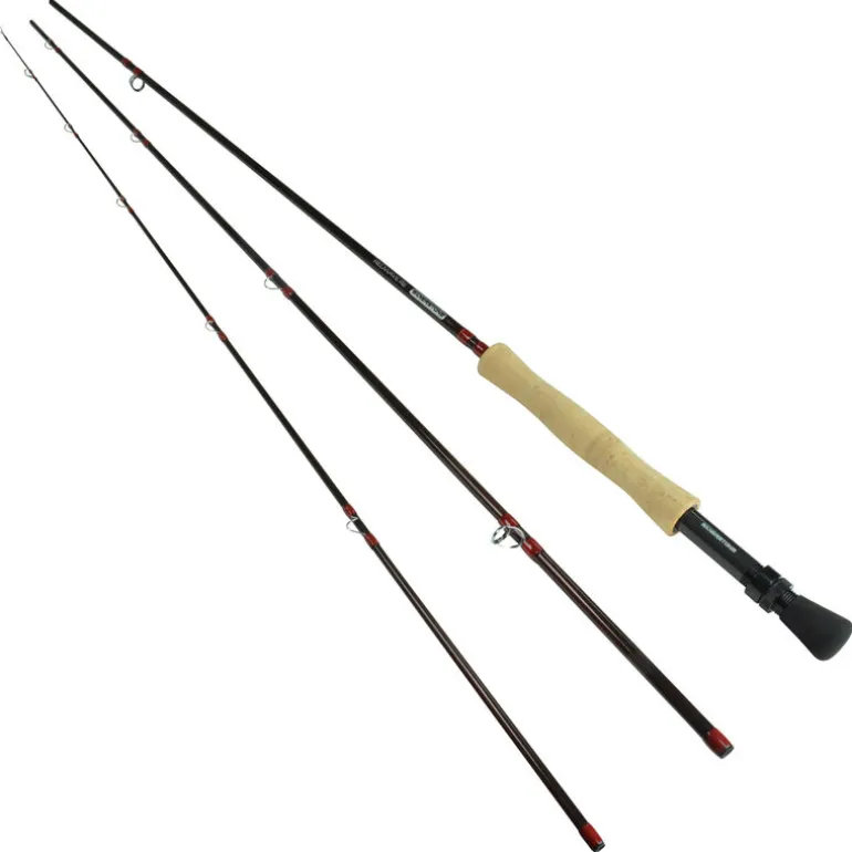 Canne mouche silverstone redwave 10' soie 7-8 (3 brins)
