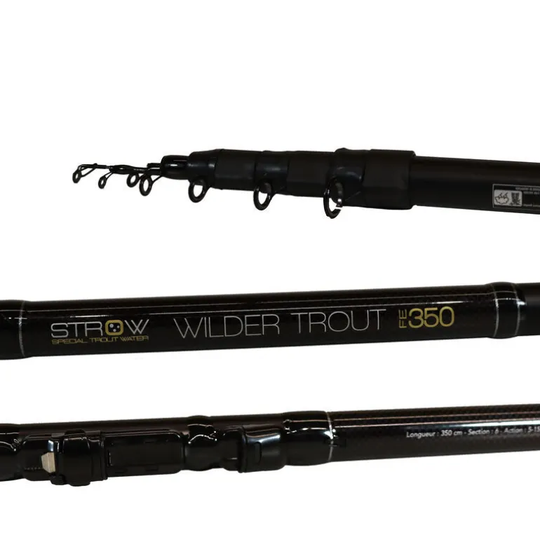 Canne Téléréglable Strow Wilder Adjust FE 350 3.50m, 5-15g