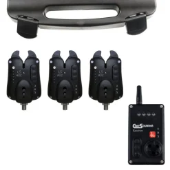 Coffret détecteurs carpe carpsounder set 3 roc xrs avec centrale