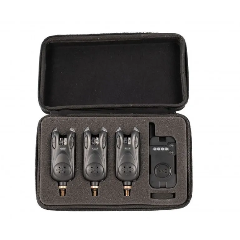 Coffret 3 détecteurs carpe starbaits emet/rec + centrale