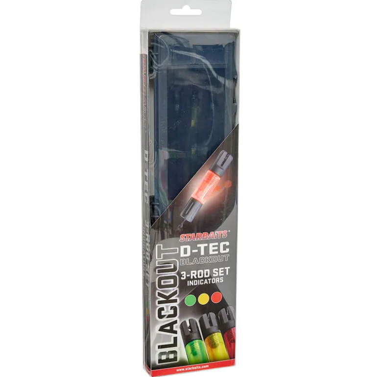 Coffret 3 Hanger Starbaits D Tec Black Out Full Set 3 Rods