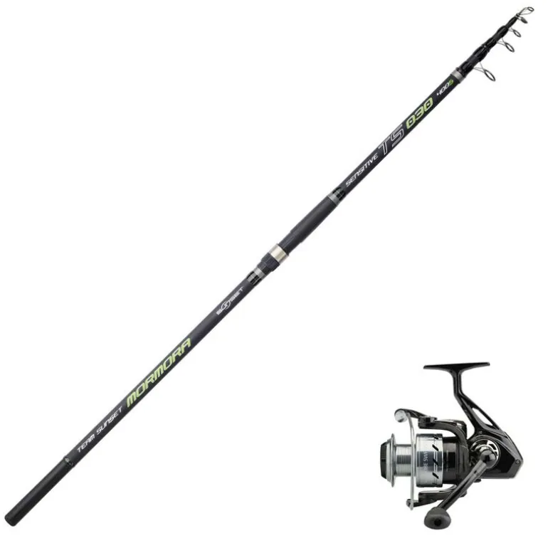 Combo Canne Sunset Mormora TS 60/120g + Suntribe 6000