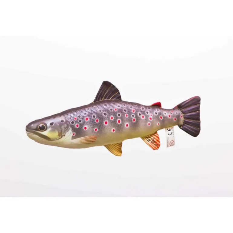 Coussin Gaby Truite Fario Mini 36cm