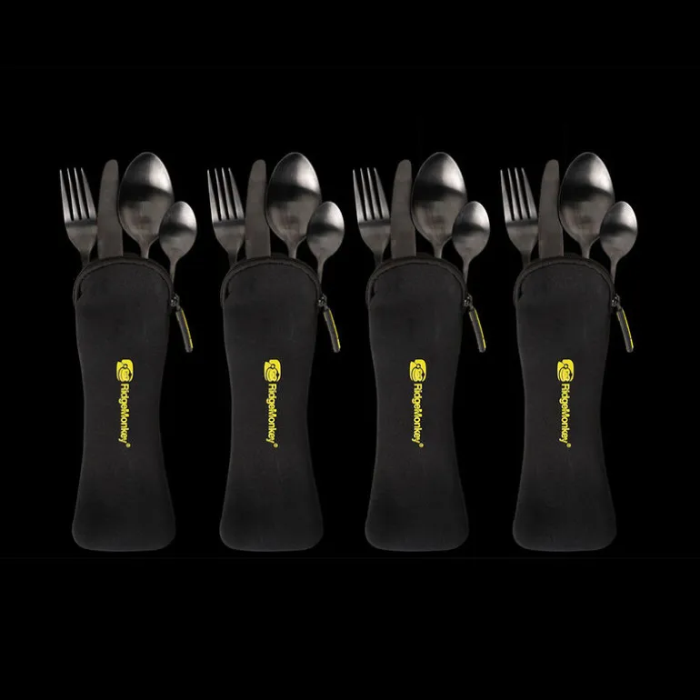 Couverts Ridge Monkey DLX Cutlery Set Four Pack