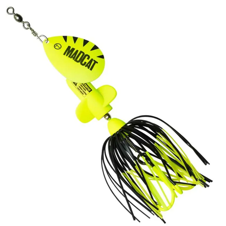 Cuillère tournante silure madcat a-static screaming spinner 65g
