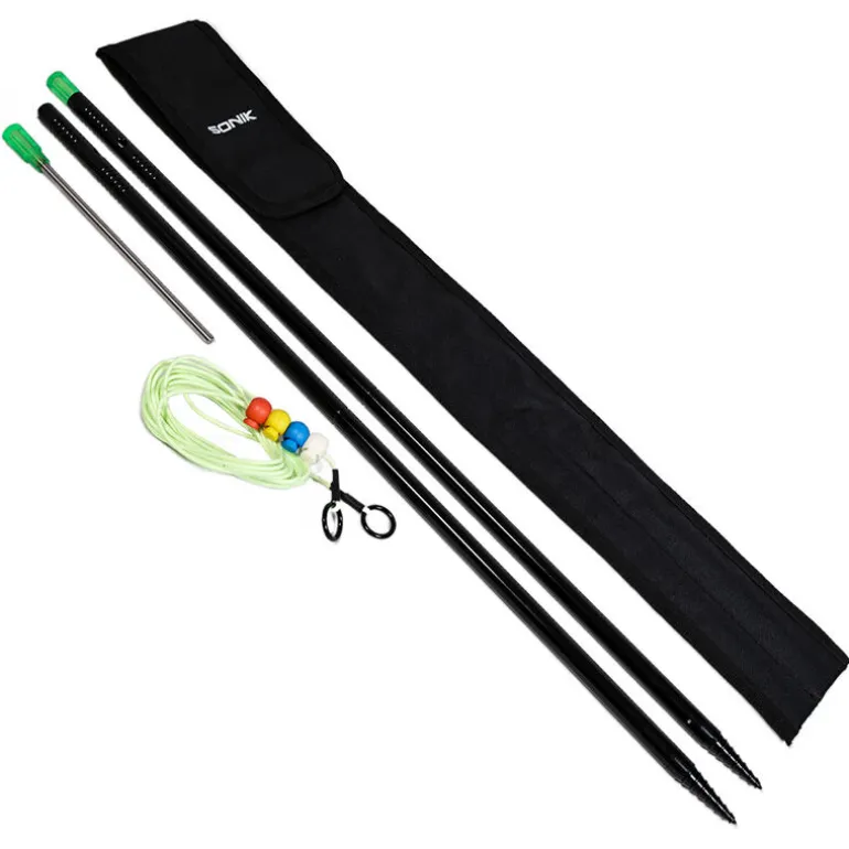 Distance Sticks Sonik Stanz avec Corde 12ft Et Marqueurs