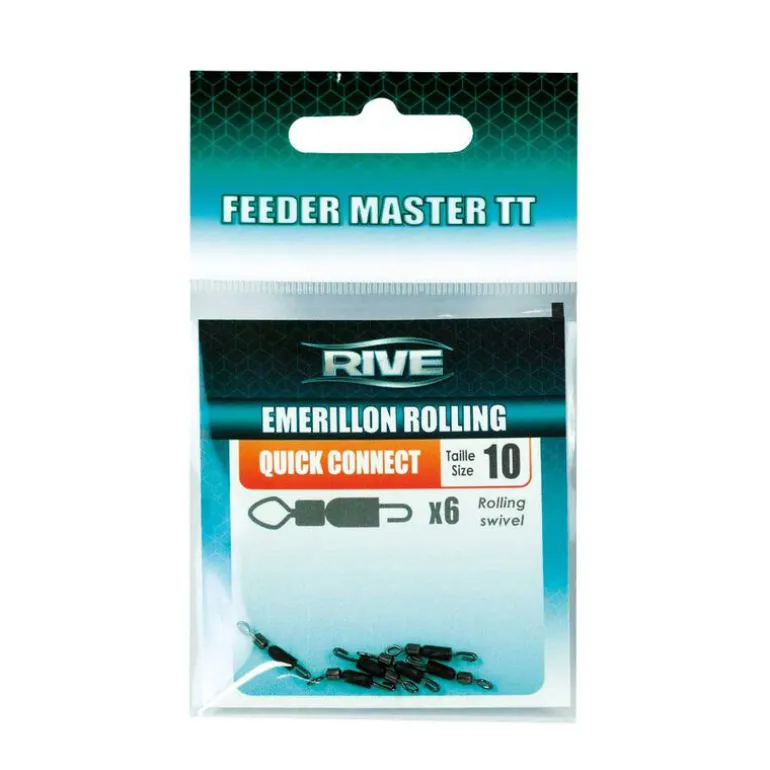 Emerillon Rolling Rive Quick Connect - Taille 10 (x6)