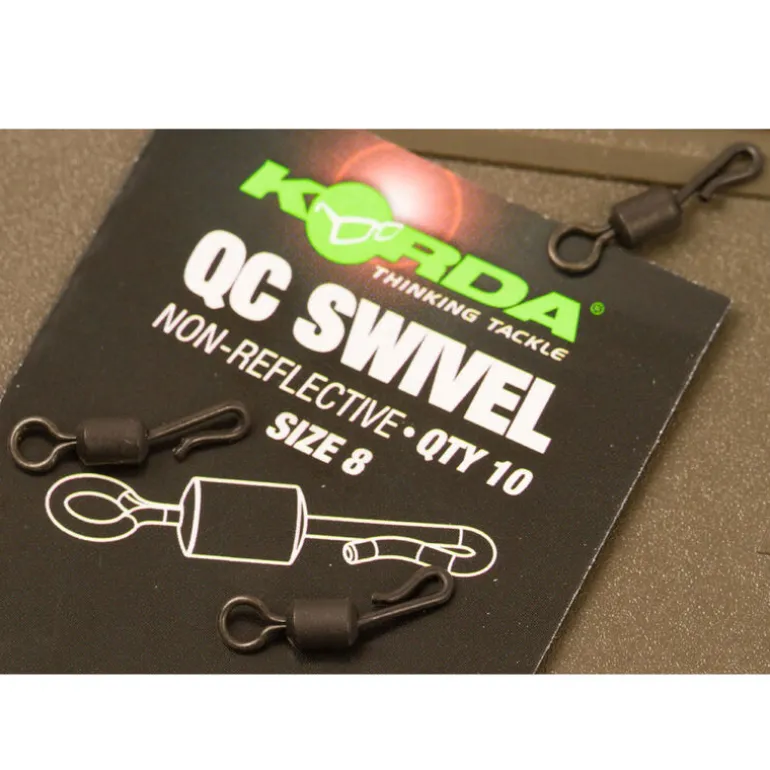 Emerillons carpe korda kwick change swivel (x10)