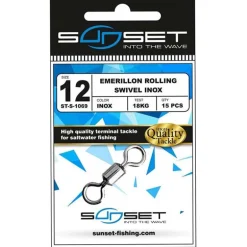 Emerillon Sunset Rolling Swivel Inox