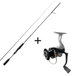 Ensemble Spinning Major Craft Kahory Combo Canne 762m+ 2.29m, 7-35g + Moulinet KRS3000