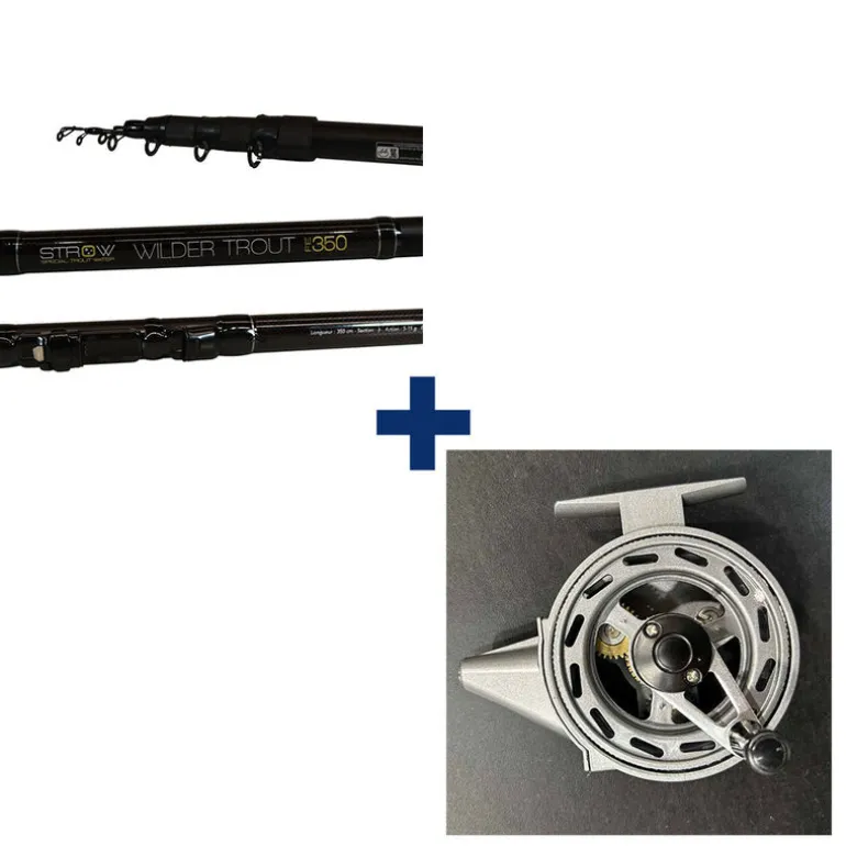 Ensemble WILDER ADJUST FE350 5-15G + MOULINET VIPER TOC 75