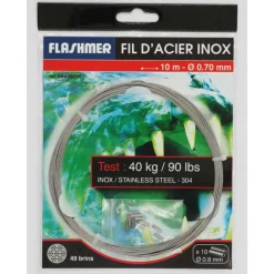 Fil d’acier explorer tackle avec tressage en 49 brins (10m)
