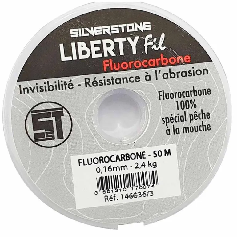 Fil fluorocarbone mouche silverstone liberty (50m)