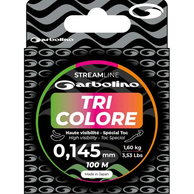 Fil spécial corps de ligne Garbolino STREAMLINE TOC TRI-COLORE