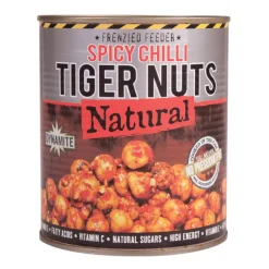 Graines cuites carpe dynamite baits frenzied chilli tiger nuts jar 800g