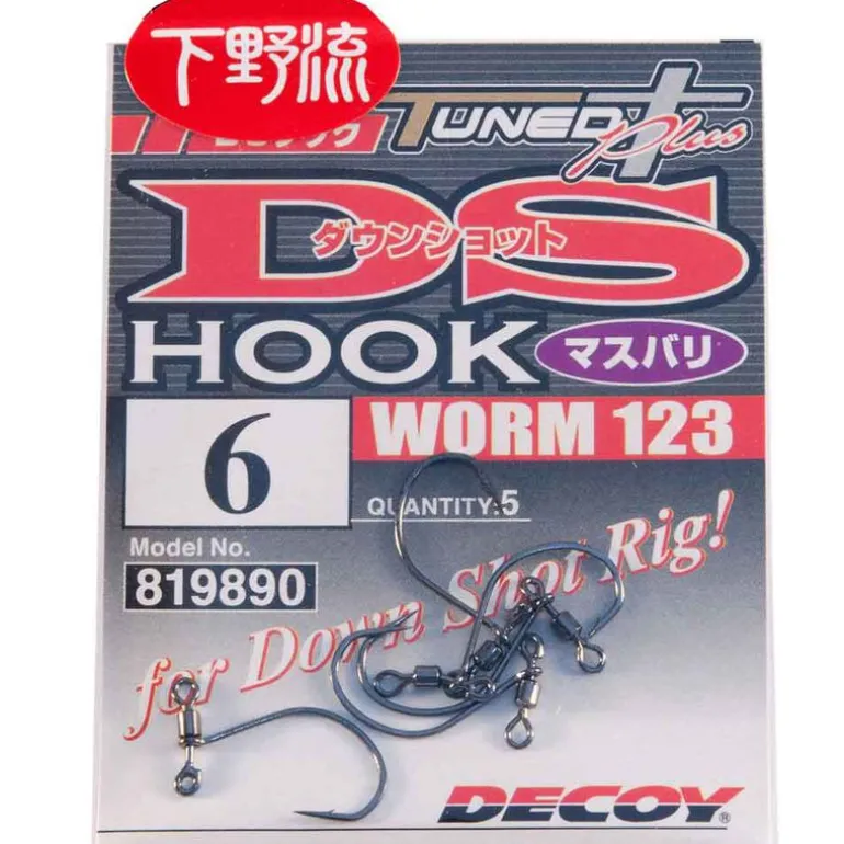 Hameçon Drop Shot Decoy Worm 123 Ds (x5)