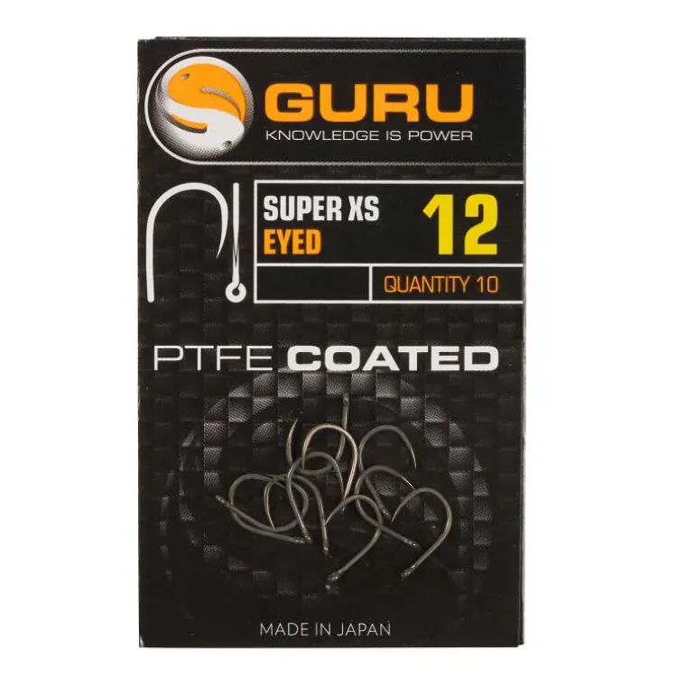 Hameçon à oeillet sans ardillon guru super xs barbless (x10)