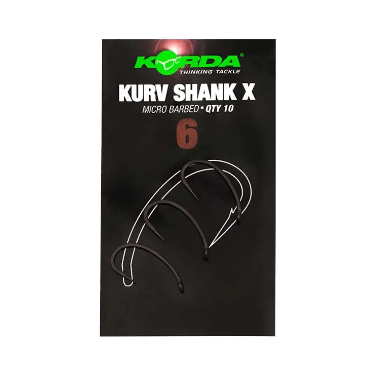 Hameçons Carpe Korda Kurv Shank X