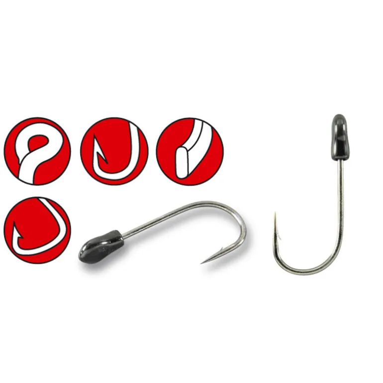 Hameçon simple carnassier gamakatsu trailer hook (x4)