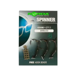 Hameçons montés carpe korda spinner hook sections krank (sans ardillon)