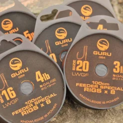 Hameçons montés coup guru lwgf feeder rig 1m (x8)