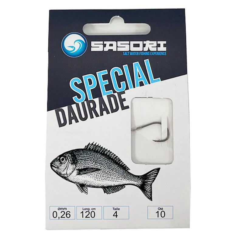 Hameçons Montés Sasori Special Daurade 120cm (x10)