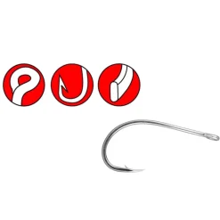Hameçons mouche gamakatsu sl12s big game wide gape