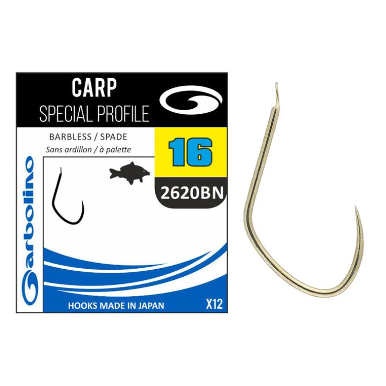Hameçons Non-Montés GARBOLINO Carp Special Profile 2620BN
